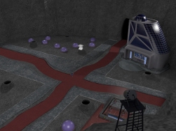 Space City in a Crater