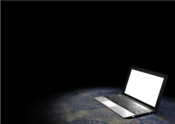 Notebook in a Dark Room